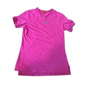 Vivienne Westwood Red Label 2000s V-Neck Tee Orb Logo Magenta Small